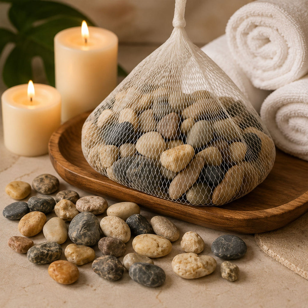 Decorative Natural Pebbles Smooth River Stones for Home & Garden - Detail View 6
