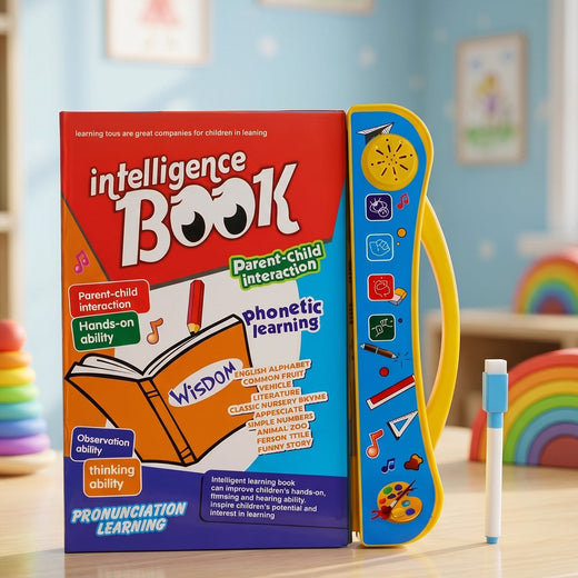 ALVENZA Kids Learning Sound Book, Interactive Phonics & Numbers Fun