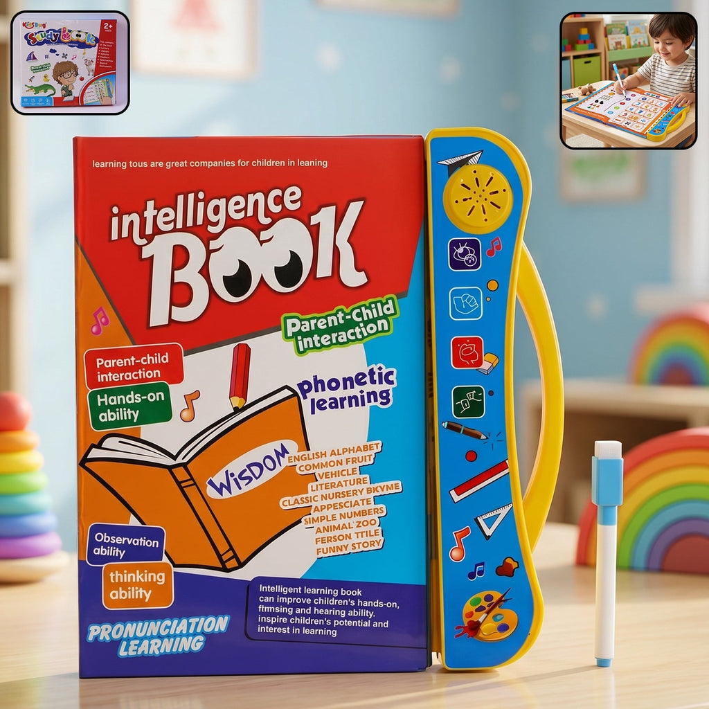 ALVENZA Kids Learning Sound Book, Interactive Phonics & Numbers Fun