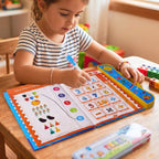 ALVENZA Kids Learning Sound Book, Interactive Phonics & Numbers Fun