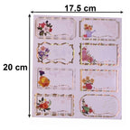 Gift Tag Stickers Elegant Floral Gold Foil Labels for Gifting - Detail View 6