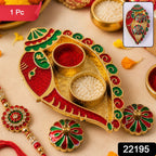 Kankavati Kumkum Holder Elegant Traditional Puja Accessory - Side View