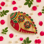 Kankavati Kumkum Holder Elegant Traditional Puja Accessory - Back View