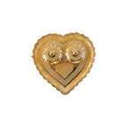 Heart Shaped Kumkum Holder Elegant Puja Decor for Daily & Festive Rituals - Detail View 5