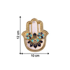 Hand Shaped Kankavati Elegant Puja Storage with Enamel Work - Detail View 6