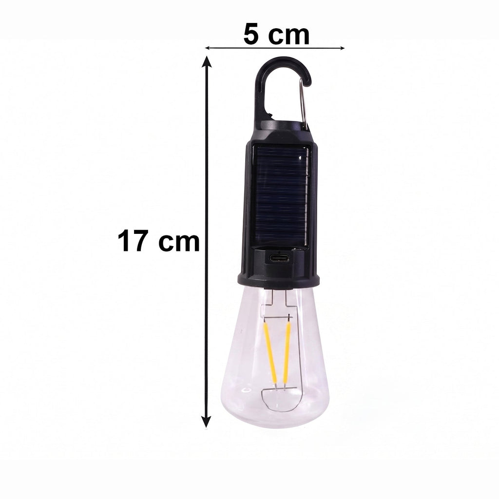 Solar Rechargeable Camping Lamp Eco-Friendly & Portable Lighting - Detail View 6