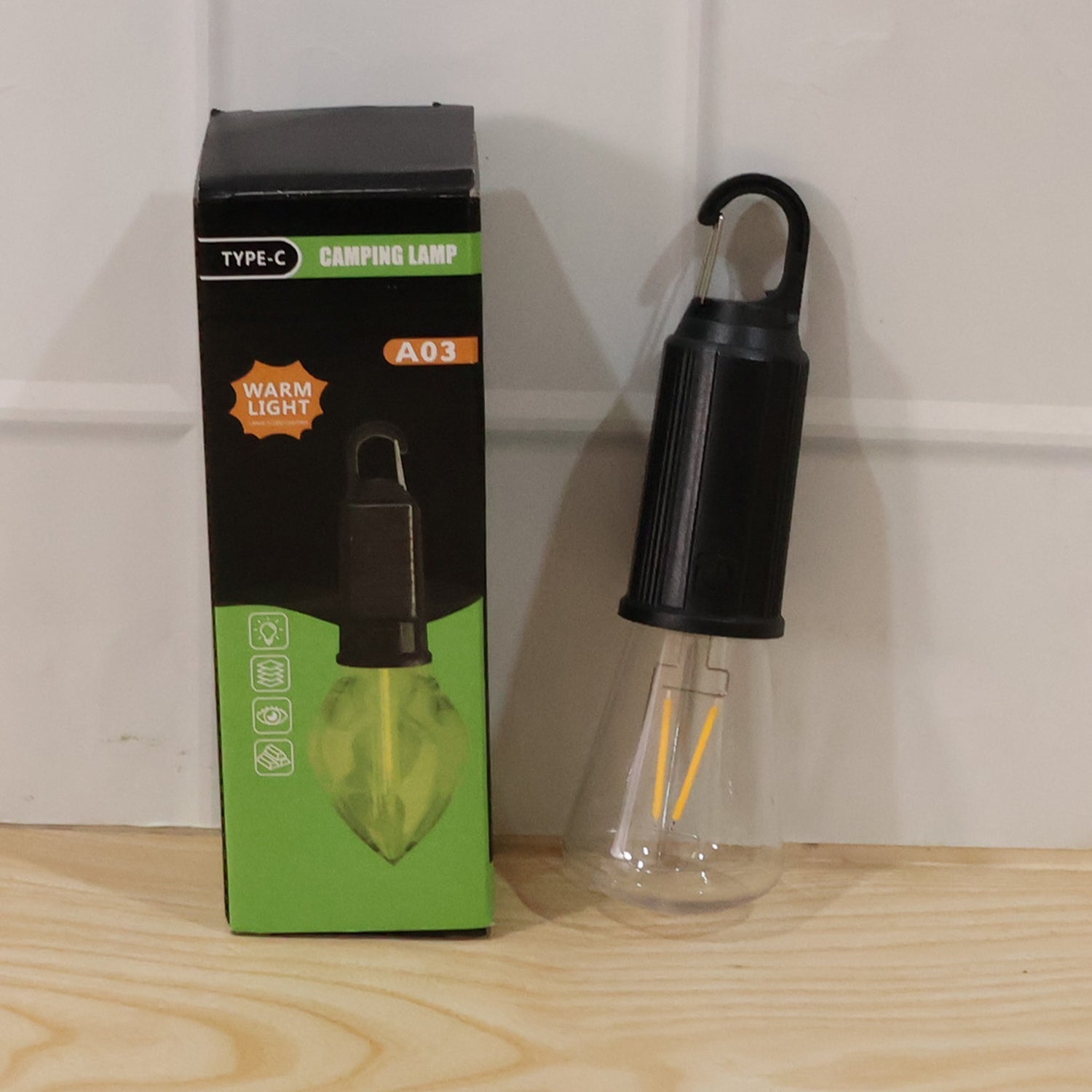 Solar Rechargeable Camping Lamp Eco-Friendly & Portable Lighting - Detail View 7