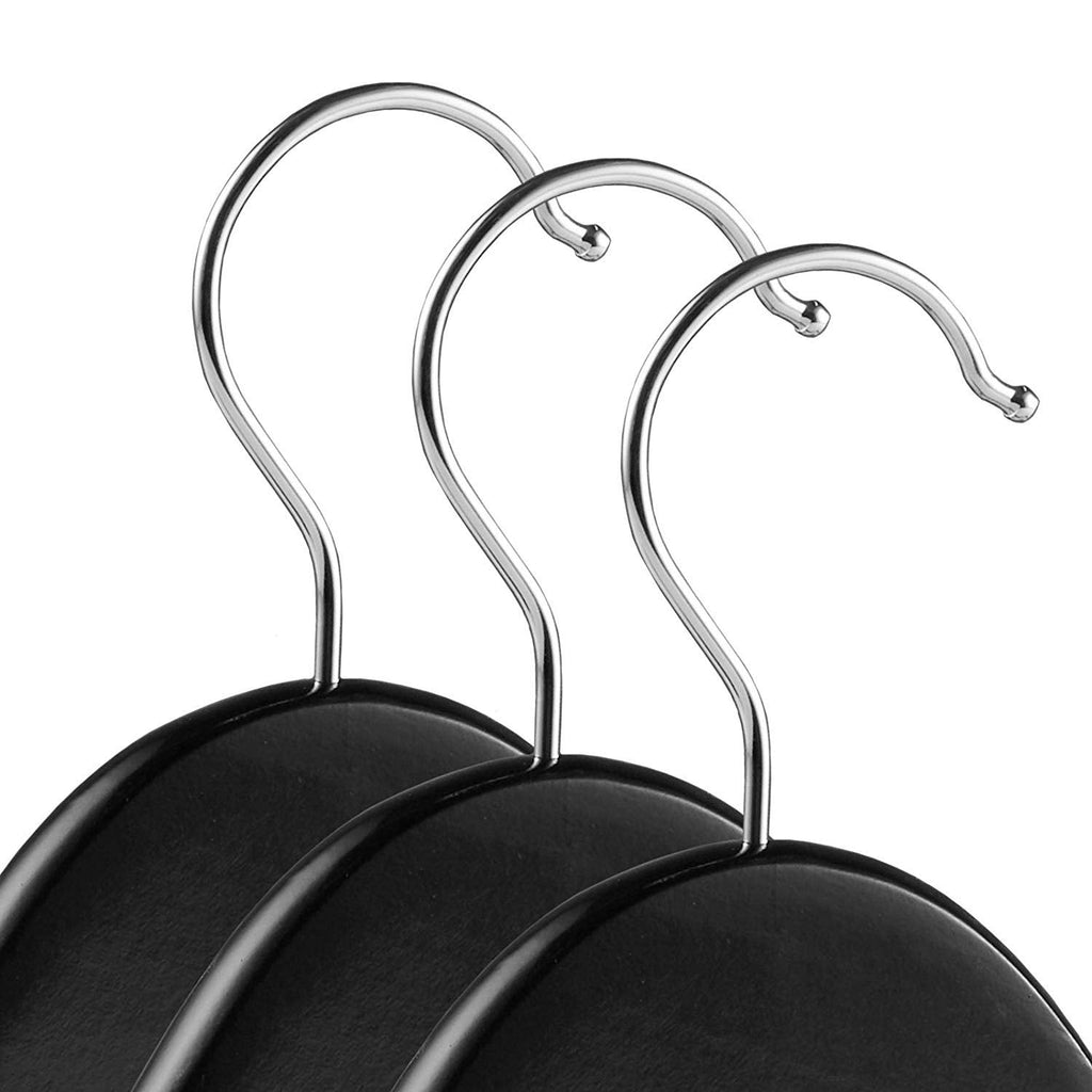 Premium Cloth Hanger Durable Non-Slip with Metal Hook for Wardrobe - Front View