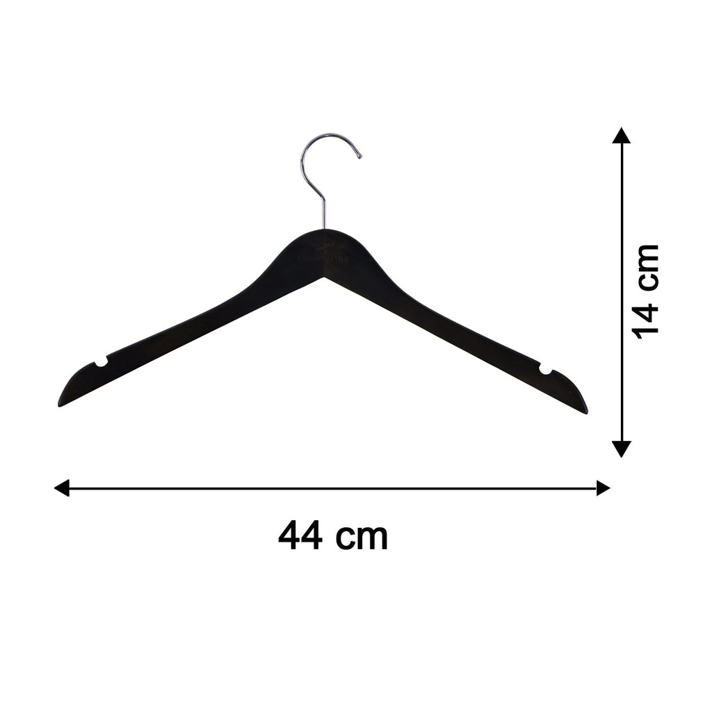Premium Cloth Hanger Durable Non-Slip with Metal Hook for Wardrobe - Detail View 6