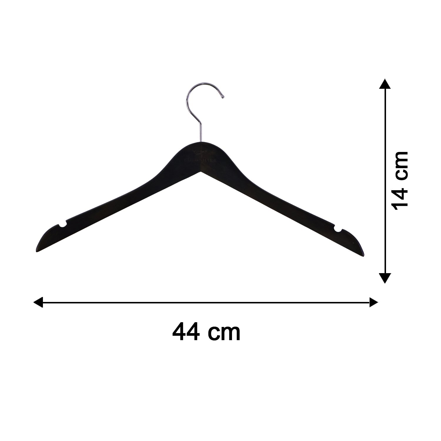 Premium Cloth Hanger Durable Non-Slip with Metal Hook for Wardrobe - Detail View 6