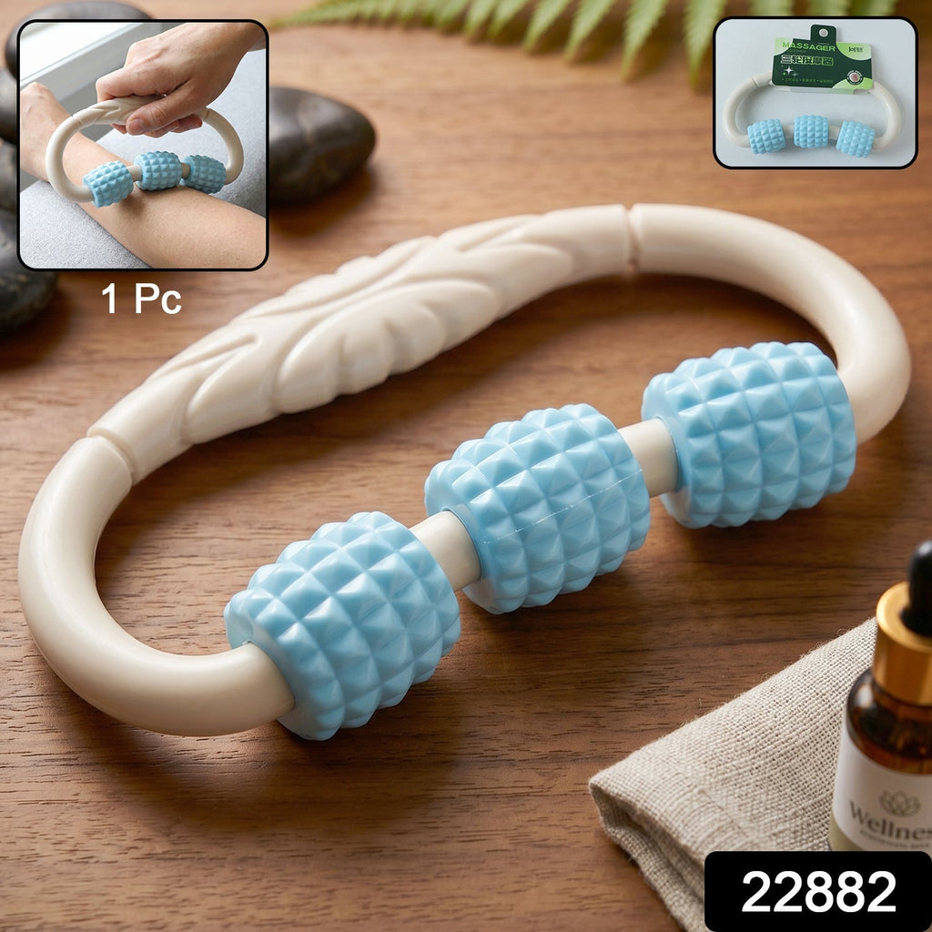 Muscle Relief Roller Handheld Body Massager for Relaxation and Recovery - Side View