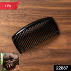 Plastic Hair Styling Side Comb Firm Grip for Updos & Buns - Side View