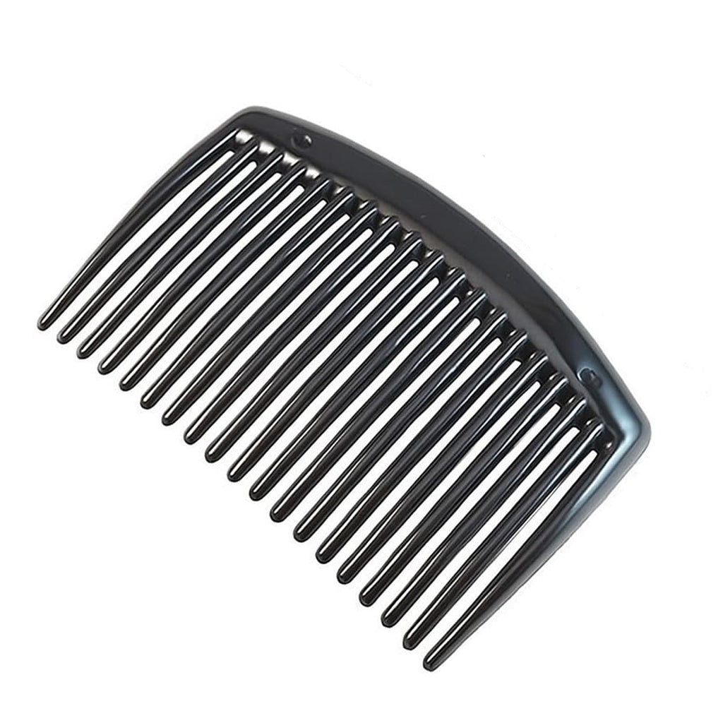Plastic Hair Styling Side Comb Firm Grip for Updos & Buns - Detail View 5