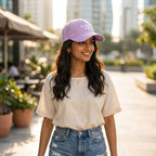 Summer Vibes Embroidered Baseball Cap Stylish Sun Protection - Detail View 7