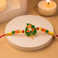 ALVENZA Tulsi Leaf Rakhi - Spiritual Blessings & Beaded Design