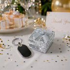 ALVENZA Customize Metal Keychain – Elegant Gift Box Included for Presents