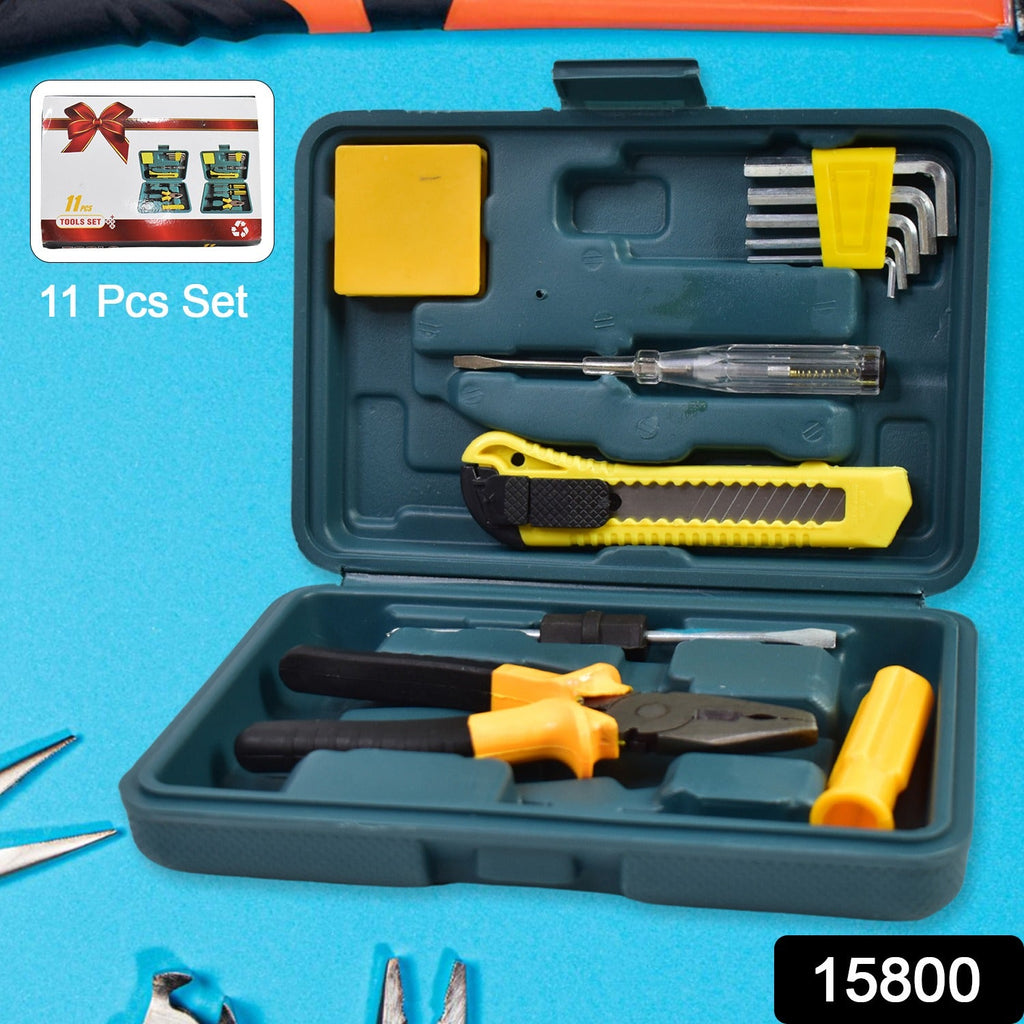 Hardware Tool Set 11 Pcs Multi-Functional Kit | BoltForce - Side View