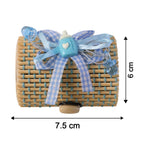 Mini Bamboo Gift Box Elegant Favor & Treat Container - Detail View 6