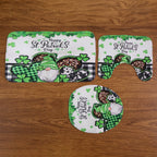 3 in 1 Bathroom Mat Set Complete Floor Coverage & Non-Slip Design - Detail View 8