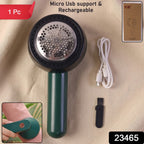 Electric Lint Remover Cordless Fabric Shaver for Clothes and More - Side View