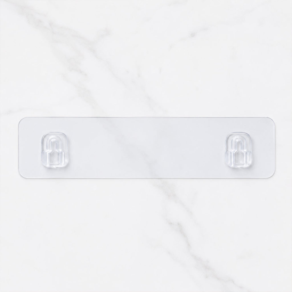 Adhesive Plastic Wall Hook Strong & Waterproof for Home & Kitchen - Front View