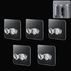 Adhesive Wall Hooks Strong Hold & No Damage Walls