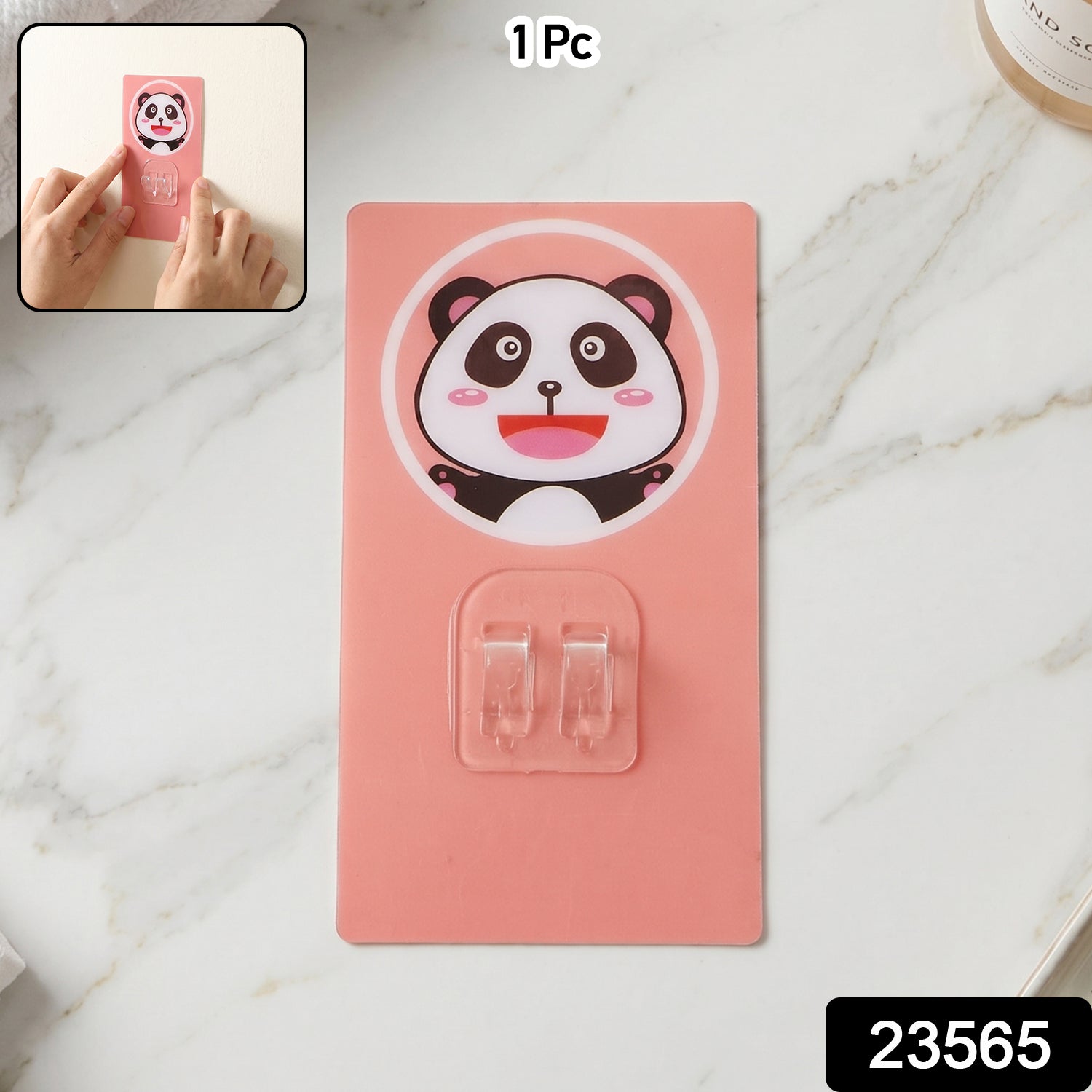 Cartoon Adhesive Wall Hook Strong Hold & No Drilling required - Side View