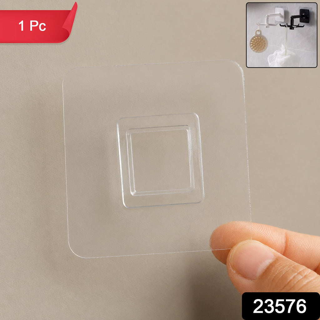Self Adhesive Wall Hook Damage-Free, Easy Install & Reusable - Side View