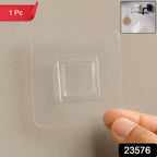Self Adhesive Wall Hook Damage-Free, Easy Install & Reusable - Side View