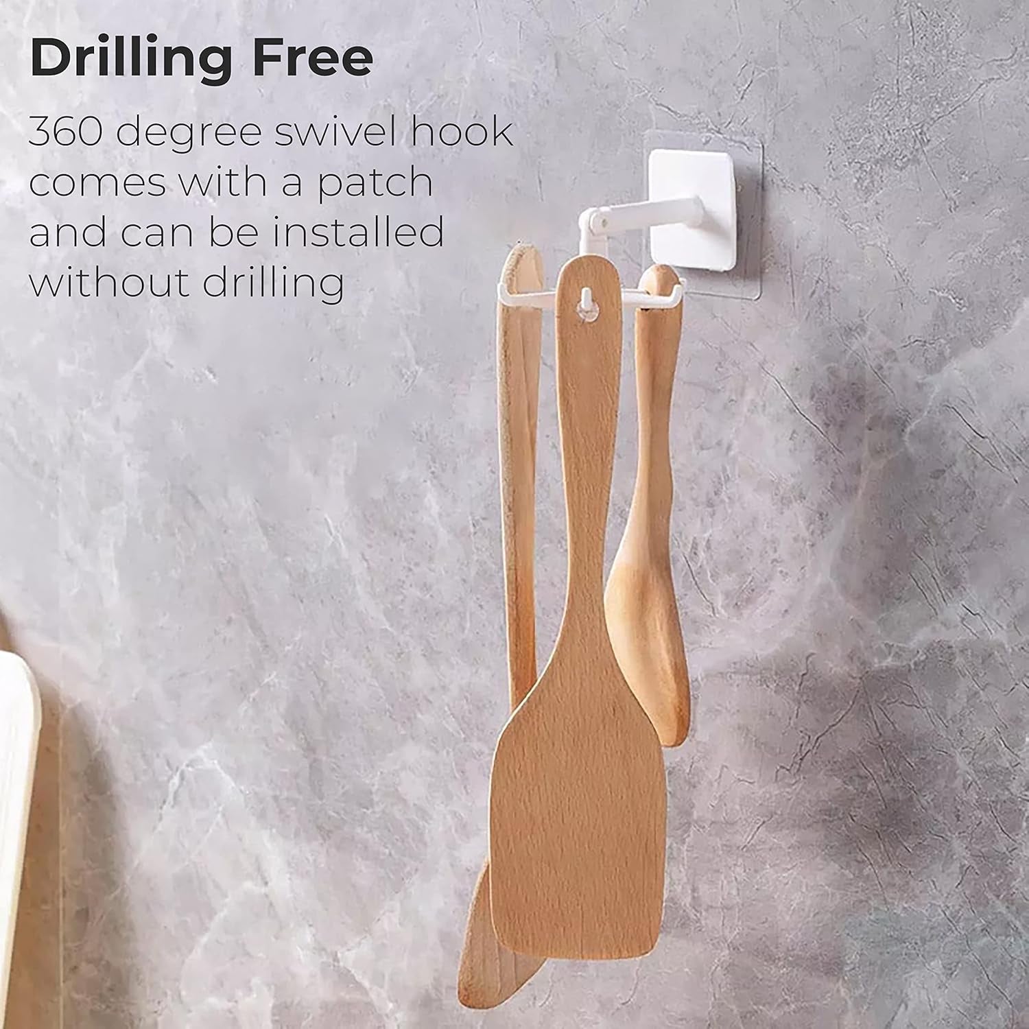 Self Adhesive Wall Hook Damage-Free, Easy Install & Reusable - Detail View 7