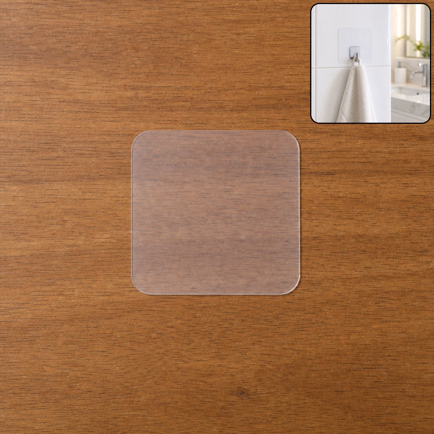 Reusable Nano Adhesive Gel Pad Strong & Washable Surface Holder