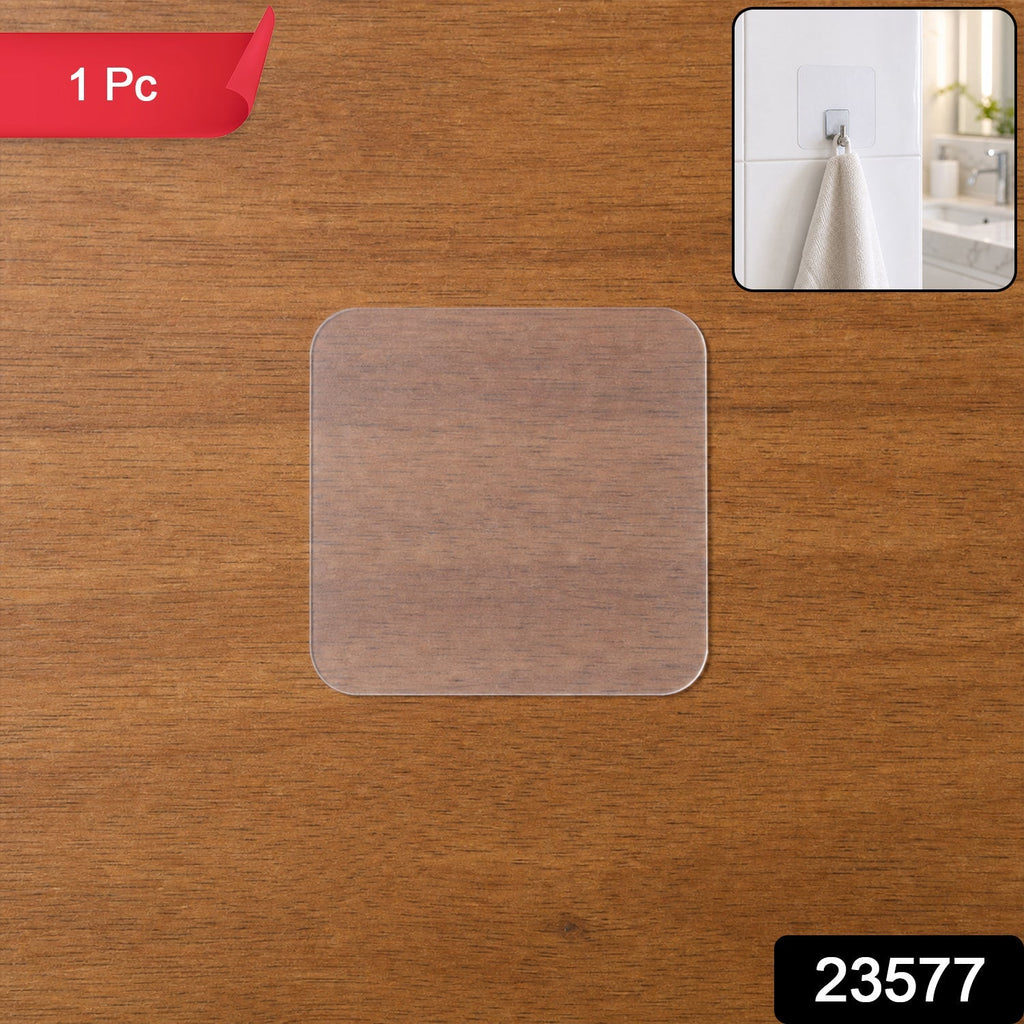 Reusable Nano Adhesive Gel Pad Strong & Washable Surface Holder - Side View