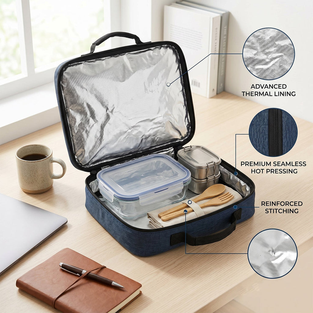 Multipurpose Travel Organizer Bag Compact & Lightweight Storage - Back View