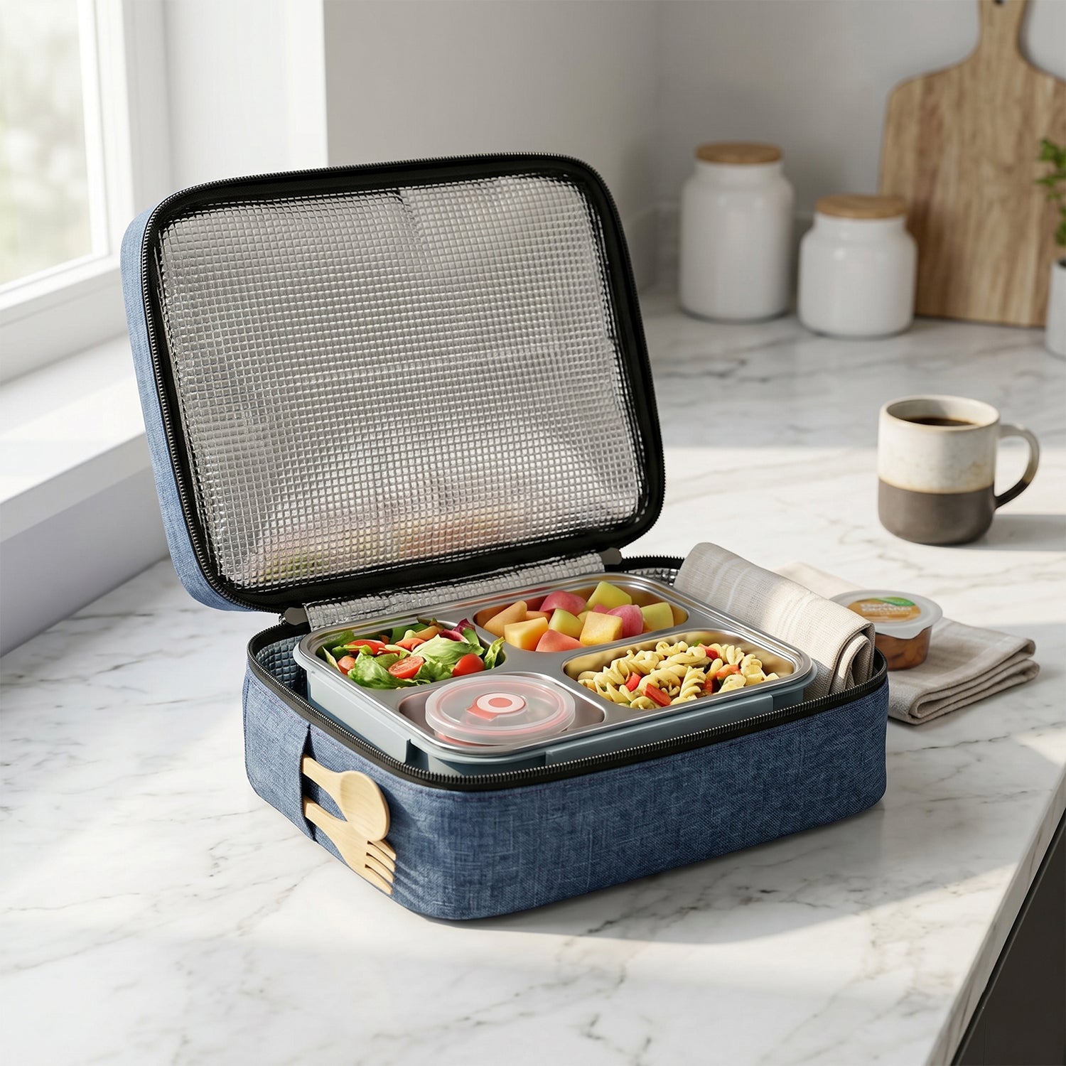 Multipurpose Travel Organizer Bag Compact & Lightweight Storage - Front View