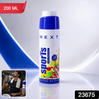 Body Spray for Men Long-Lasting Freshness & Sports Scent - Side View