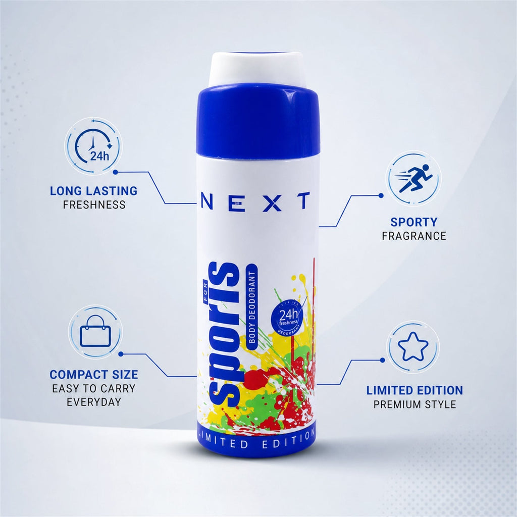 Body Spray for Men Long-Lasting Freshness & Sports Scent - Detail View 6