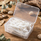 2-in-1 Dental Floss & Toothpick Sticks - Portable & Hygienic - Back View