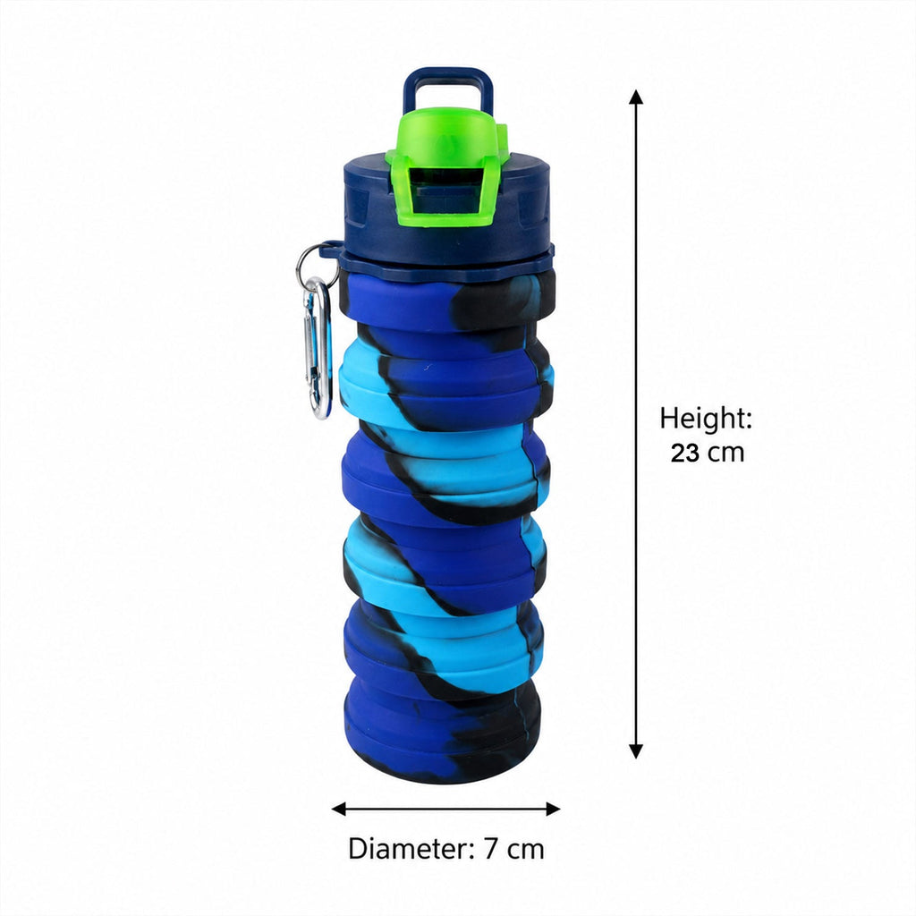 Sili Fold Collapsible Silicone Water Bottle Leakproof & Portable - Detail View 6