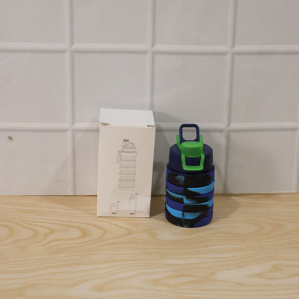 Sili Fold Collapsible Silicone Water Bottle Leakproof & Portable - Detail View 7