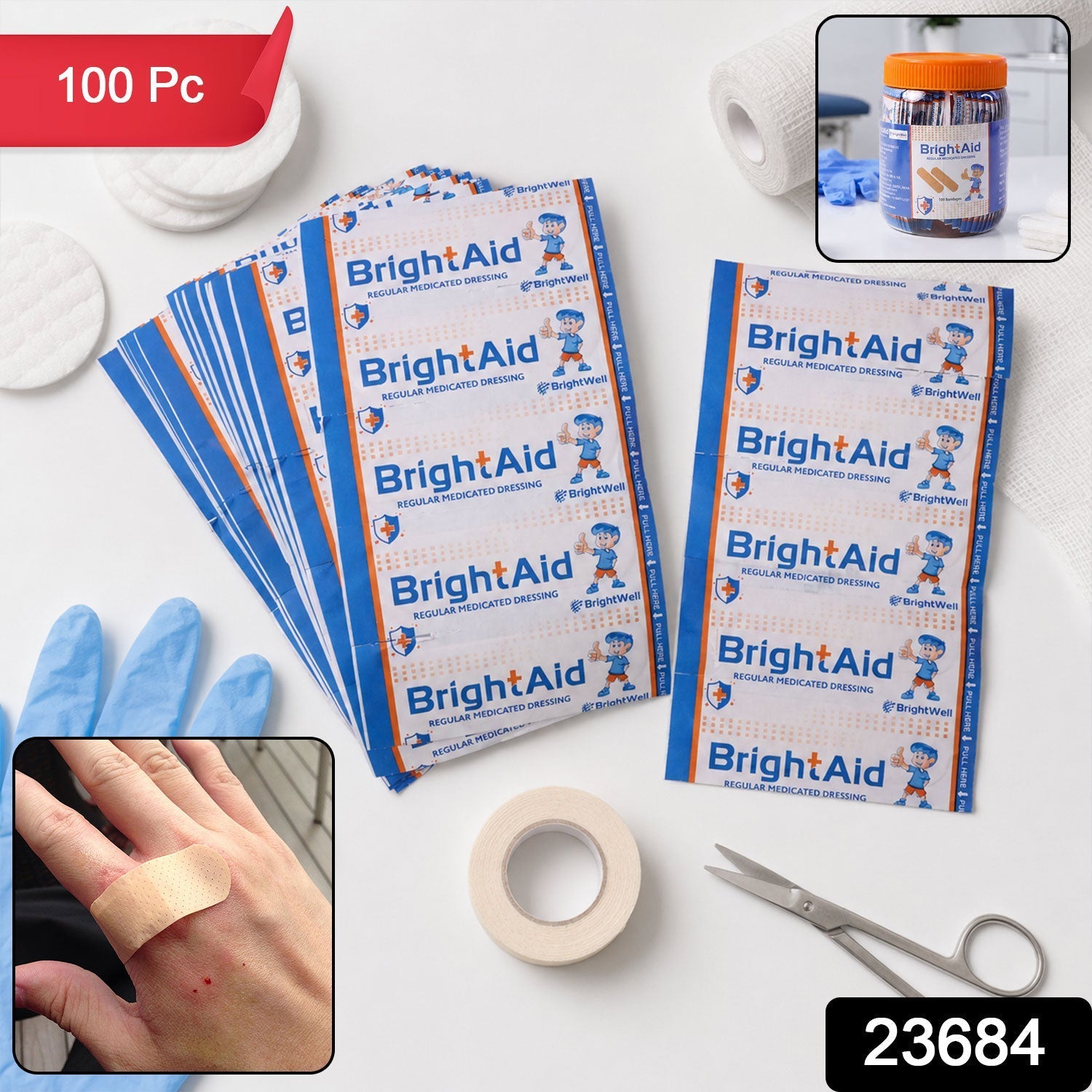 Medicated Adhesive Bandages – Soft, Breathable & Skin-Friendly