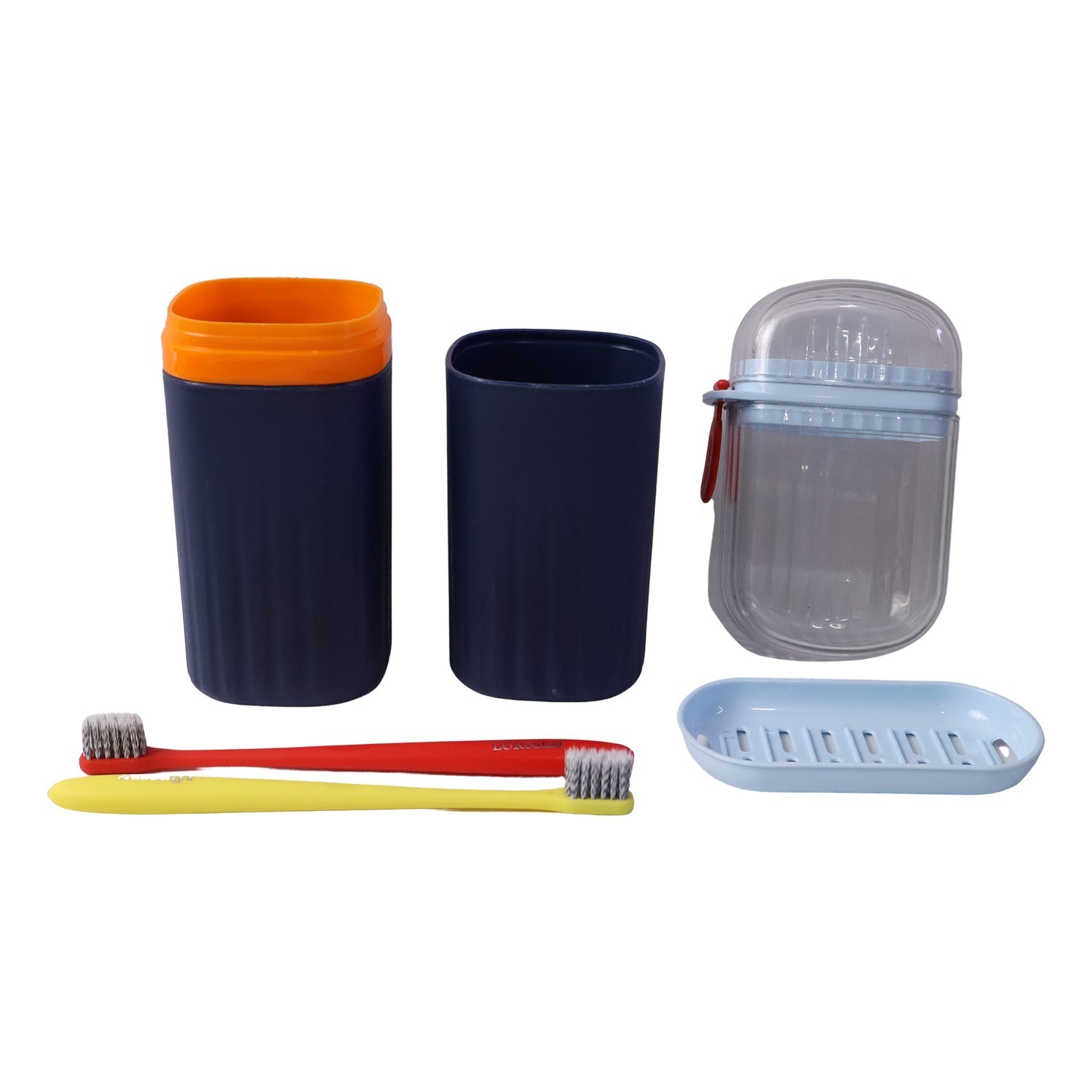 Bathroom Accessories Combo Set Stylish & Travel-Friendly Organisation - Detail View 5