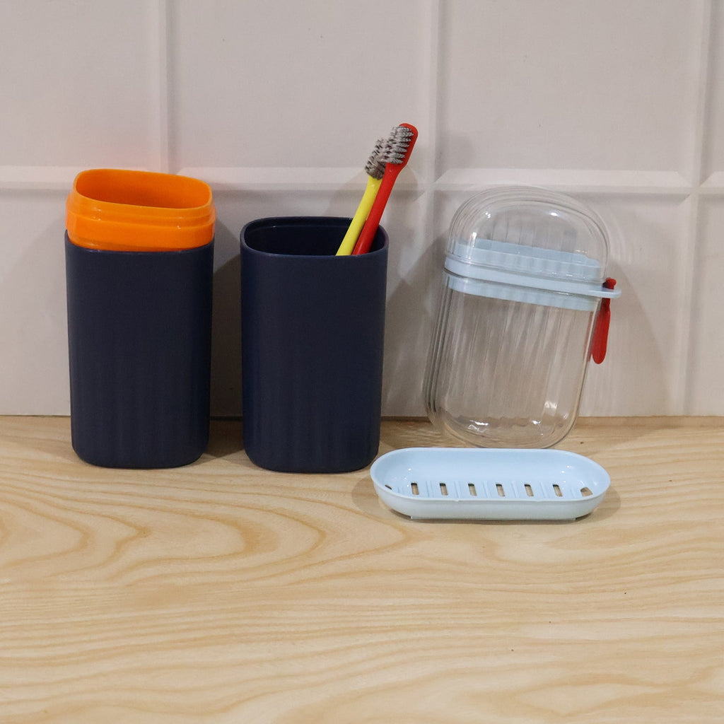 Bathroom Accessories Combo Set Stylish & Travel-Friendly Organisation - Detail View 7