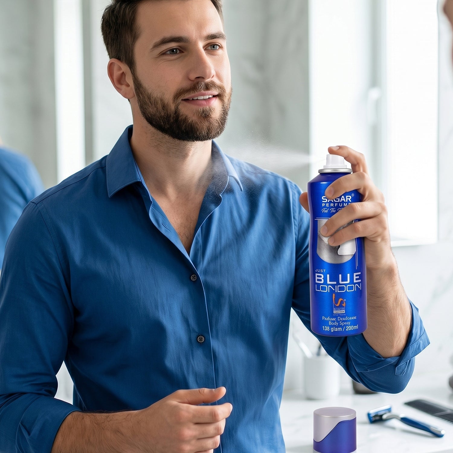 Men's Long Lasting Perfume Body Spray Daily Freshness and Confidence - Detail View 8