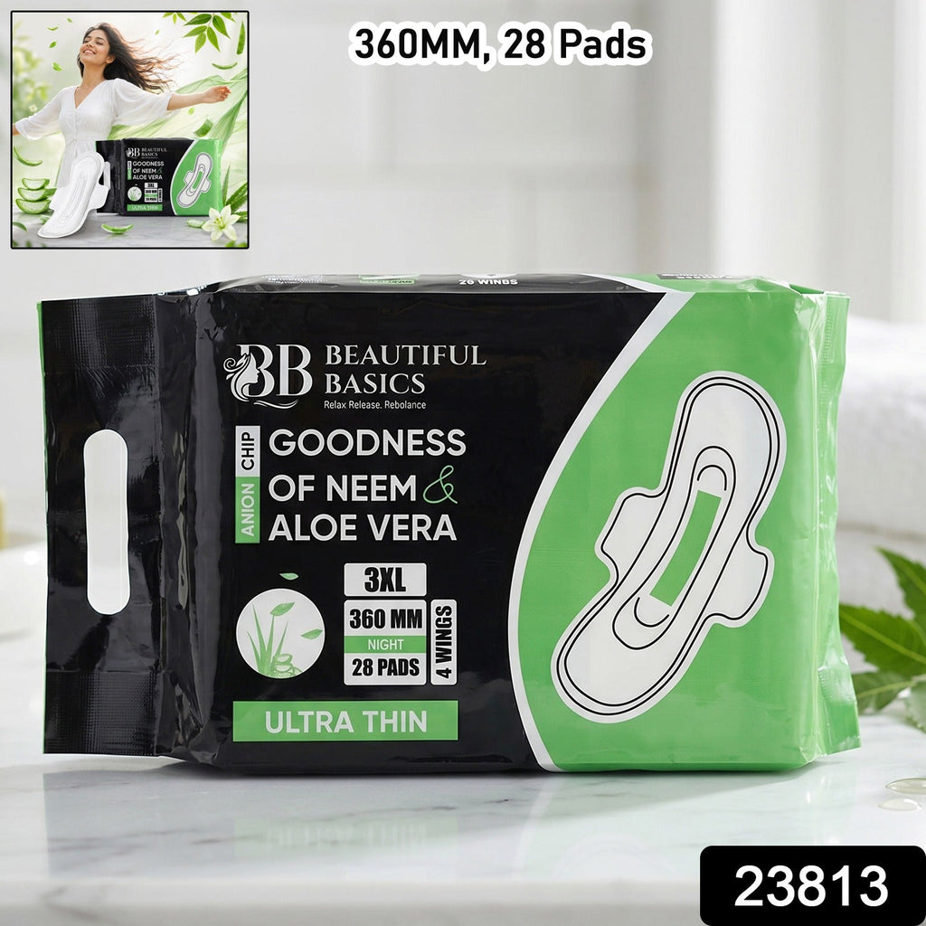 Sanitary Pads Extra Long Night Protection for Heavy Flow - Side View