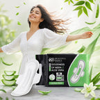 Sanitary Pads Extra Long Night Protection for Heavy Flow - Front View