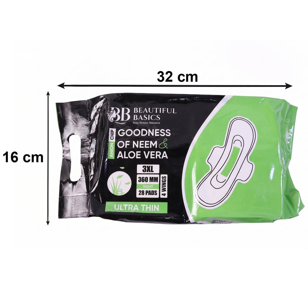 Sanitary Pads Extra Long Night Protection for Heavy Flow - Detail View 6
