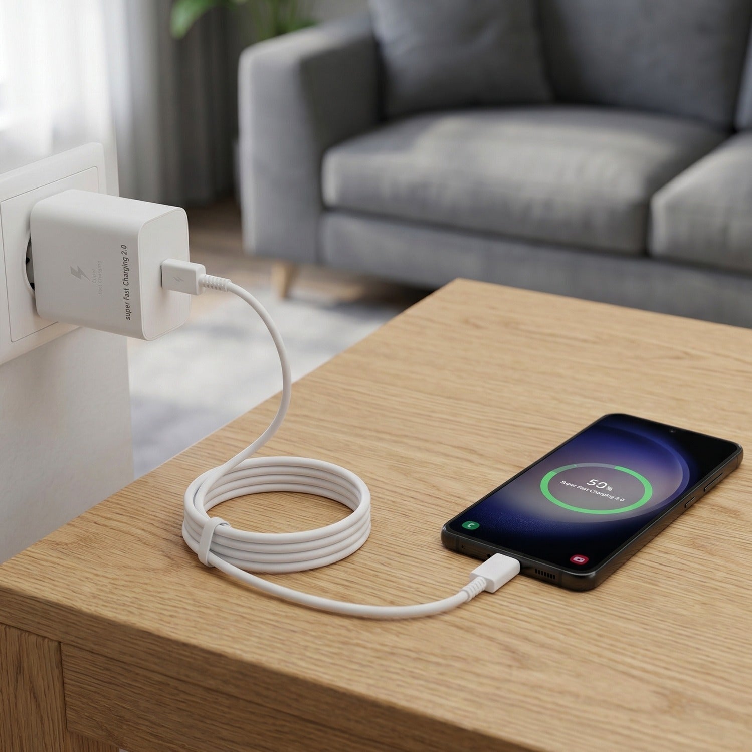 ALVENZA 65W Power Adapter – Fast Charging with Type C to Type C Cable