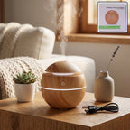 Ultrasonic Aroma Diffuser Compact 200ml with Color LED Light