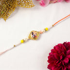 ALVENZA Lord Krishna Rakhi – Elegant Designer Thread for Raksha Bandhan