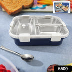 ALVENZA Insulated Lunch Box – 3-Compartment Stainless Steel | Lunchie Bunchie